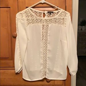 White lace blouse